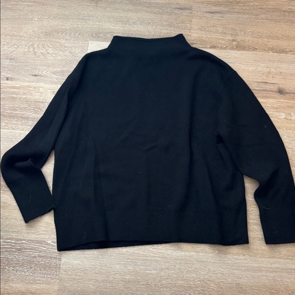 Lands End Women's Cashmere Funnel Neck Sweater - Picture 7 of 10